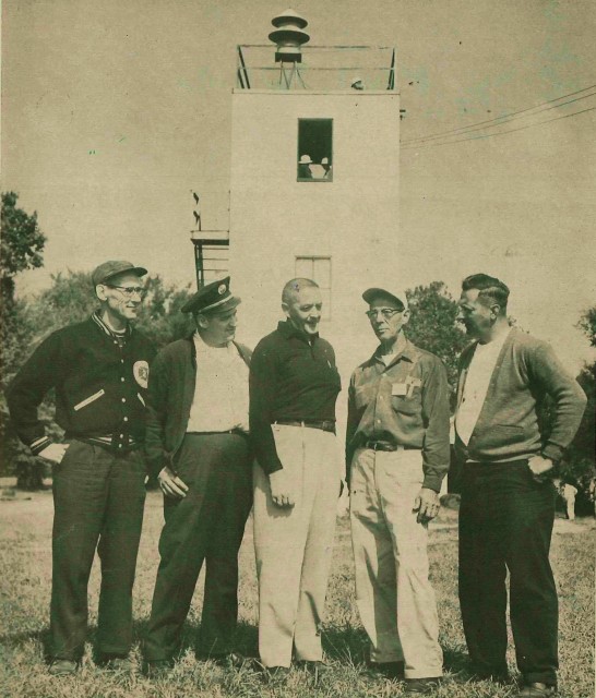 1963 - Fire Training Officials confer at the Fire Training School located at the Thorndale Fire Company